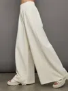 Norma Kamali Boyfriend Elephant Sweatpants In Cream