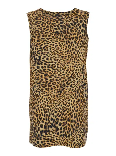 Norma Kamali Brown  Short Dress