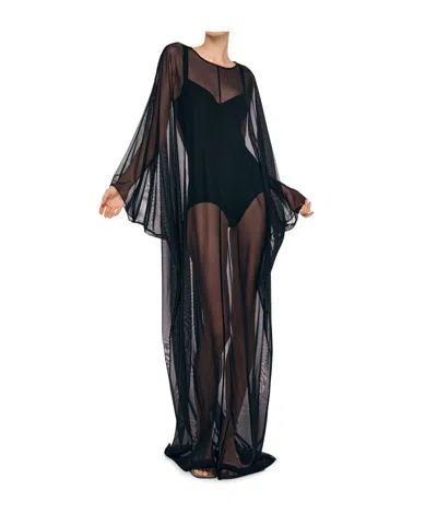 Norma Kamali Caftan In Black
