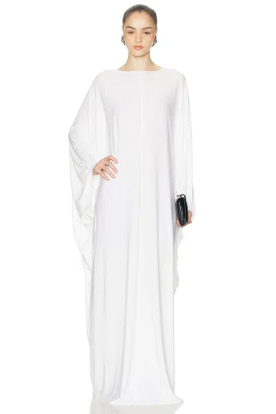 Norma Kamali Caftan Dress In White