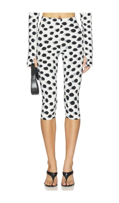 Norma Kamali Capri Legging In Multi