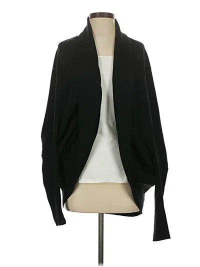 Pre-owned Norma Kamali Cardigan Sweater In Black