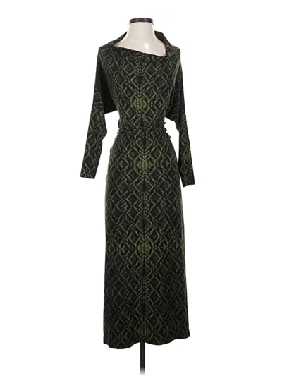 Pre-owned Norma Kamali Casual Dress In Green