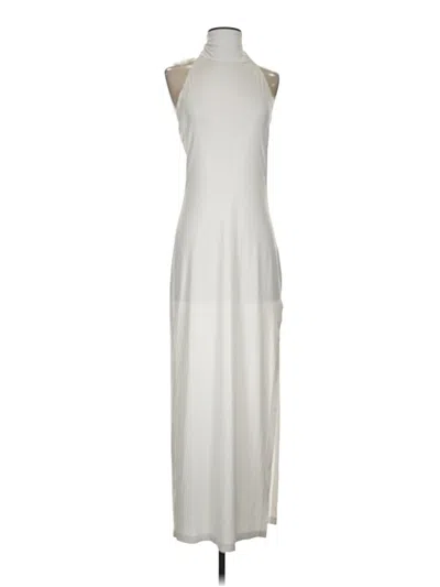 Pre-owned Norma Kamali Casual Dress In White