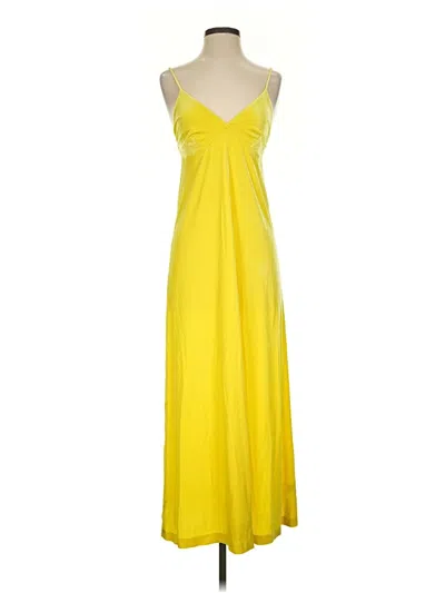 Pre-owned Norma Kamali Casual Dress In Yellow