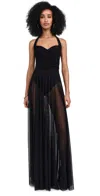 Norma Kamali Caila Gown In Black