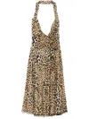 Norma Kamali Cayla Midi Dress In Multicolour