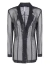 Shop Norma Kamali Classic Single Breasted Jacket