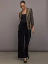 Norma Kamali Classic Single Breasted Jacket In Python
