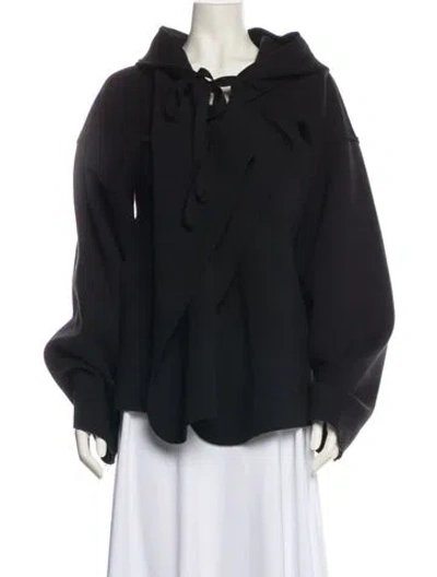 Pre-owned Norma Kamali Coat In Black