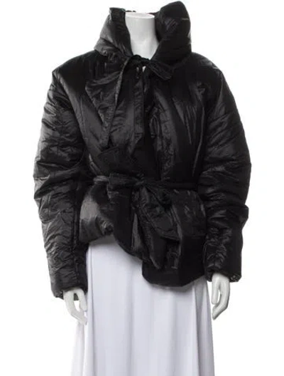 Pre-owned Norma Kamali Coat In Black