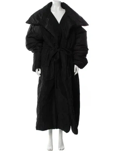 Pre-owned Norma Kamali Coat In Black