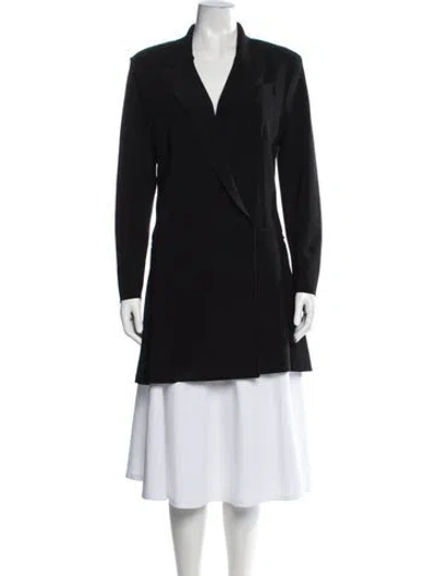 Pre-owned Norma Kamali Coat In Black