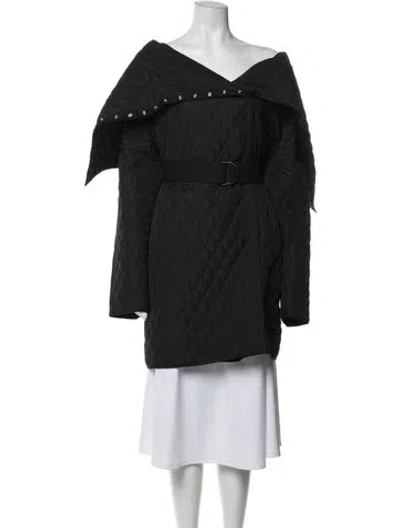 Pre-owned Norma Kamali Coat In Black