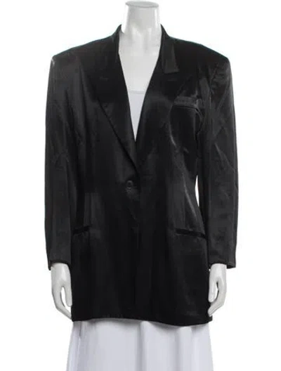 Pre-owned Norma Kamali Coat In Black