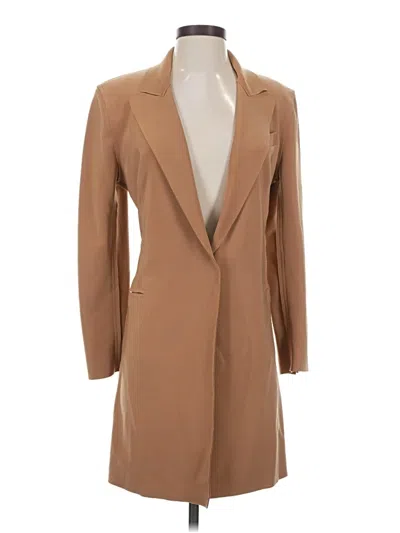 Pre-owned Norma Kamali Coat In Brown