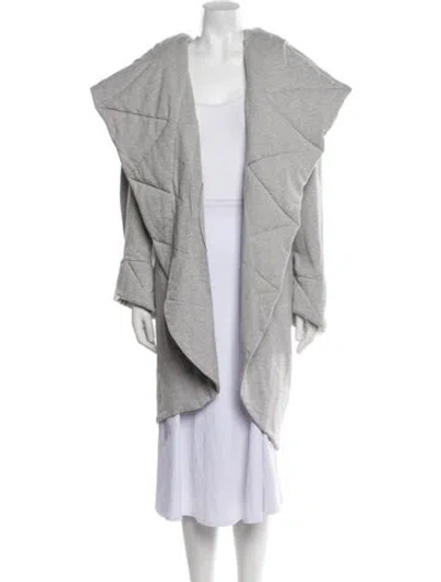 Pre-owned Norma Kamali Coat In Gray