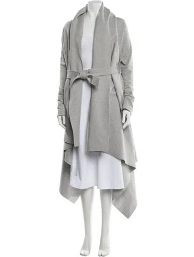 Pre-owned Norma Kamali Coat In Gray