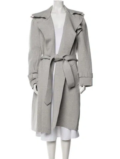 Pre-owned Norma Kamali Coat In Grey