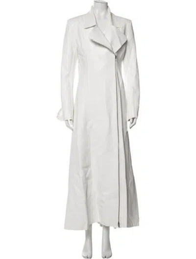 Pre-owned Norma Kamali Coat In Neutrals