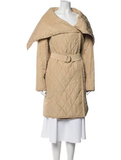 Pre-owned Norma Kamali Coat In Neutrals