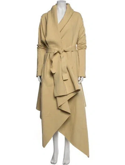 Pre-owned Norma Kamali Coat In Neutrals