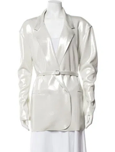 Pre-owned Norma Kamali Coat In Neutrals