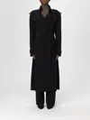Norma Kamali Coat  Woman Color Black In Black
