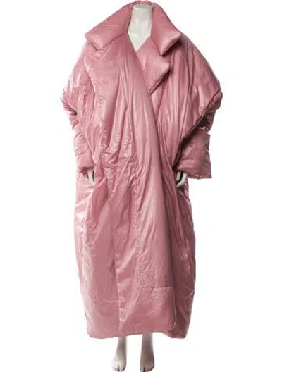 Pre-owned Norma Kamali Coat In Pink