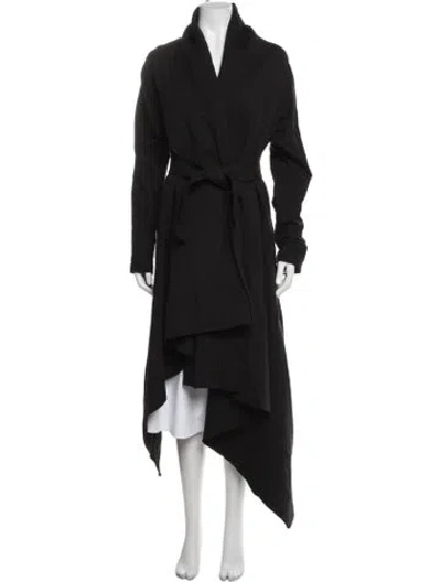 Pre-owned Norma Kamali Coat W/ Tags In Black
