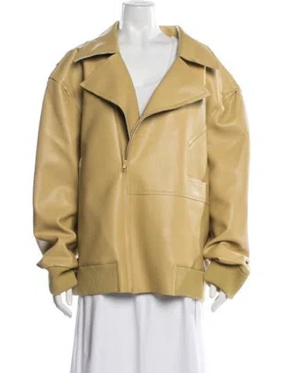 Pre-owned Norma Kamali Coat W/ Tags In Yellow