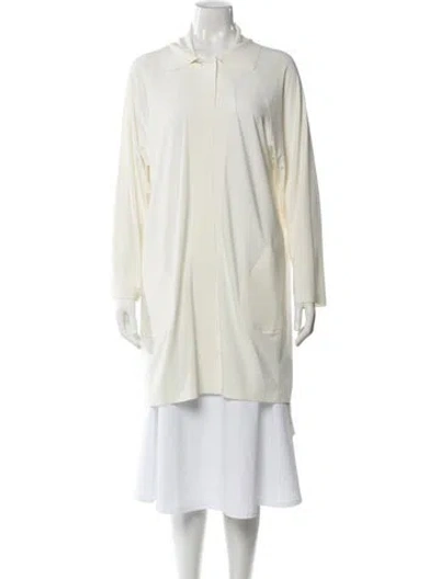 Pre-owned Norma Kamali Coat In White
