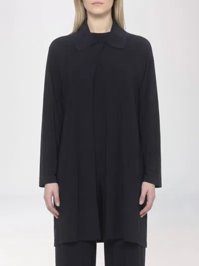 Norma Kamali Coat Woman  In Black