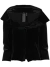 Norma Kamali Single-breasted Blazer Jacket In Black
