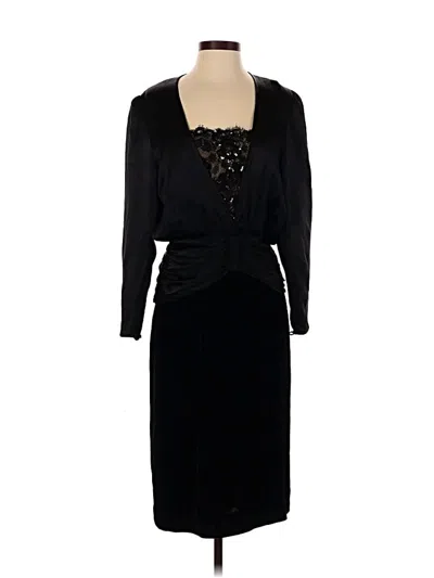 Pre-owned Norma Kamali Cocktail Dress In Black