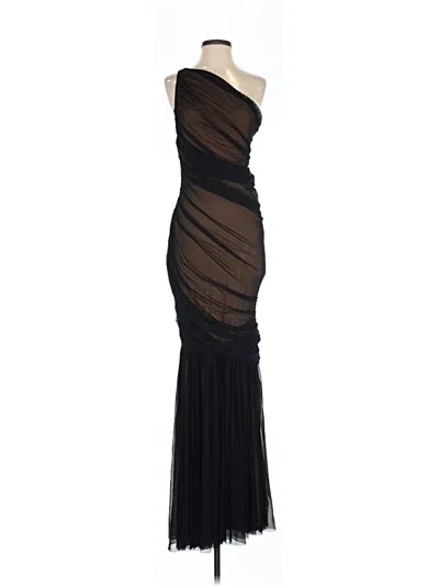 Pre-owned Norma Kamali Cocktail Dress In Black