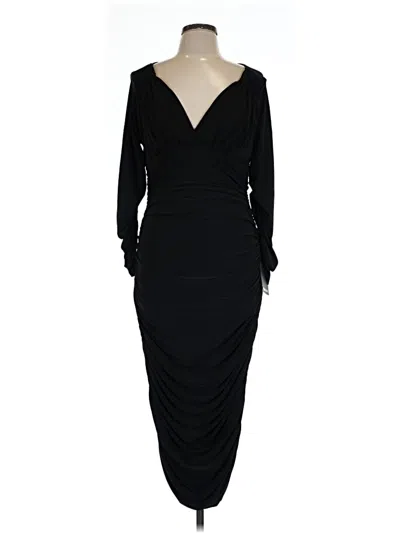 Pre-owned Norma Kamali Cocktail Dress In Black