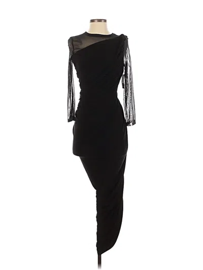 Pre-owned Norma Kamali Cocktail Dress In Black