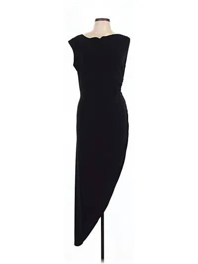 Pre-owned Norma Kamali Cocktail Dress In Black