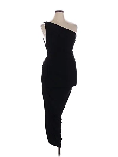 Pre-owned Norma Kamali Cocktail Dress In Black