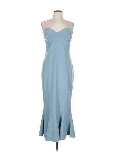 Pre-owned Norma Kamali Cocktail Dress In Blue