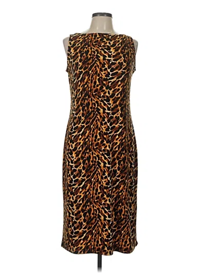 Pre-owned Norma Kamali Cocktail Dress In Brown