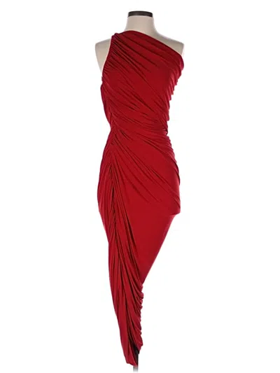 Pre-owned Norma Kamali Cocktail Dress In Red