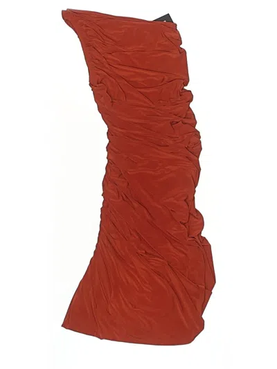 Pre-owned Norma Kamali Cocktail Dress In Red