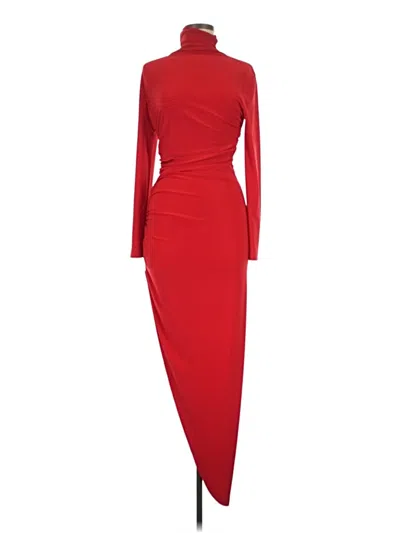 Pre-owned Norma Kamali Cocktail Dress In Red