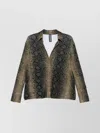 Norma Kamali Snakeskin-print Shirt