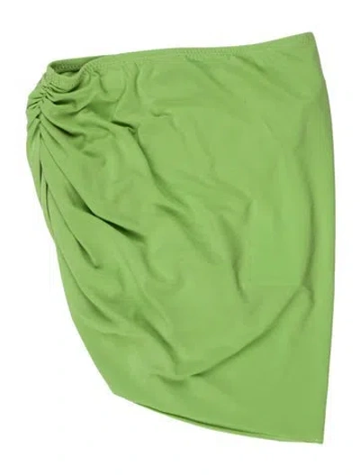 Pre-owned Norma Kamali Colorblock Pattern Bottoms In Green