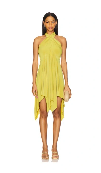 Norma Kamali Convertible Dress In Asparagus