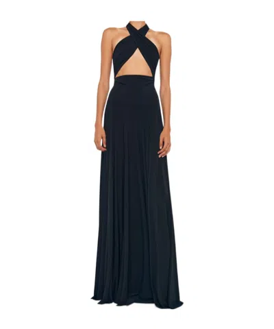 Norma Kamali Convertible Gown In Black