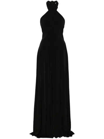 Norma Kamali Convertible Gown Dress In Black